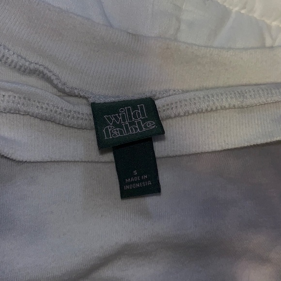 Cropped White & Grey Sweatshirt - Picture 2 of 3